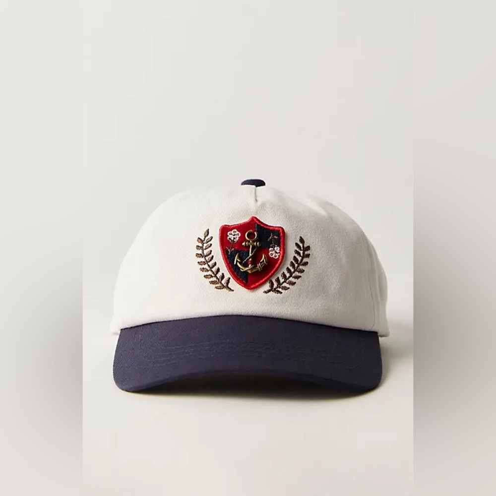 New free people anchored charm baseball hat